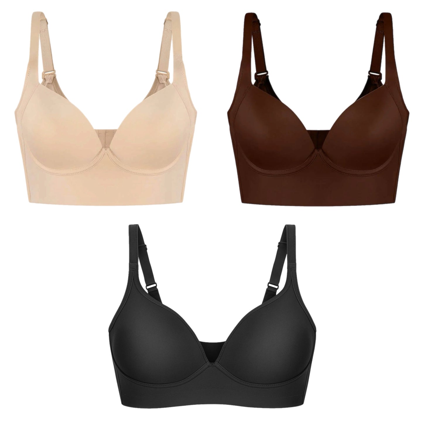 Soutien-gorge Sculptant avec dos couvrant