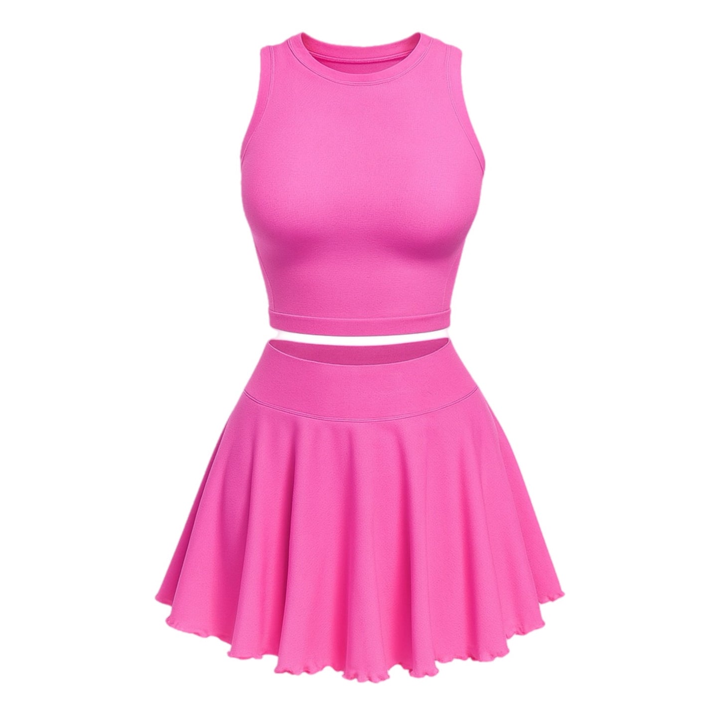 Ensemble Soline Sculptant – Jupe shorty avec Poche Téléphone