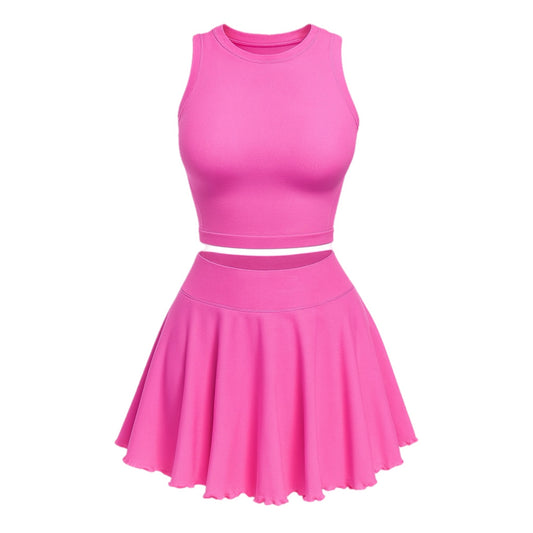 Ensemble Soline Sculptant – Jupe shorty avec Poche Téléphone
