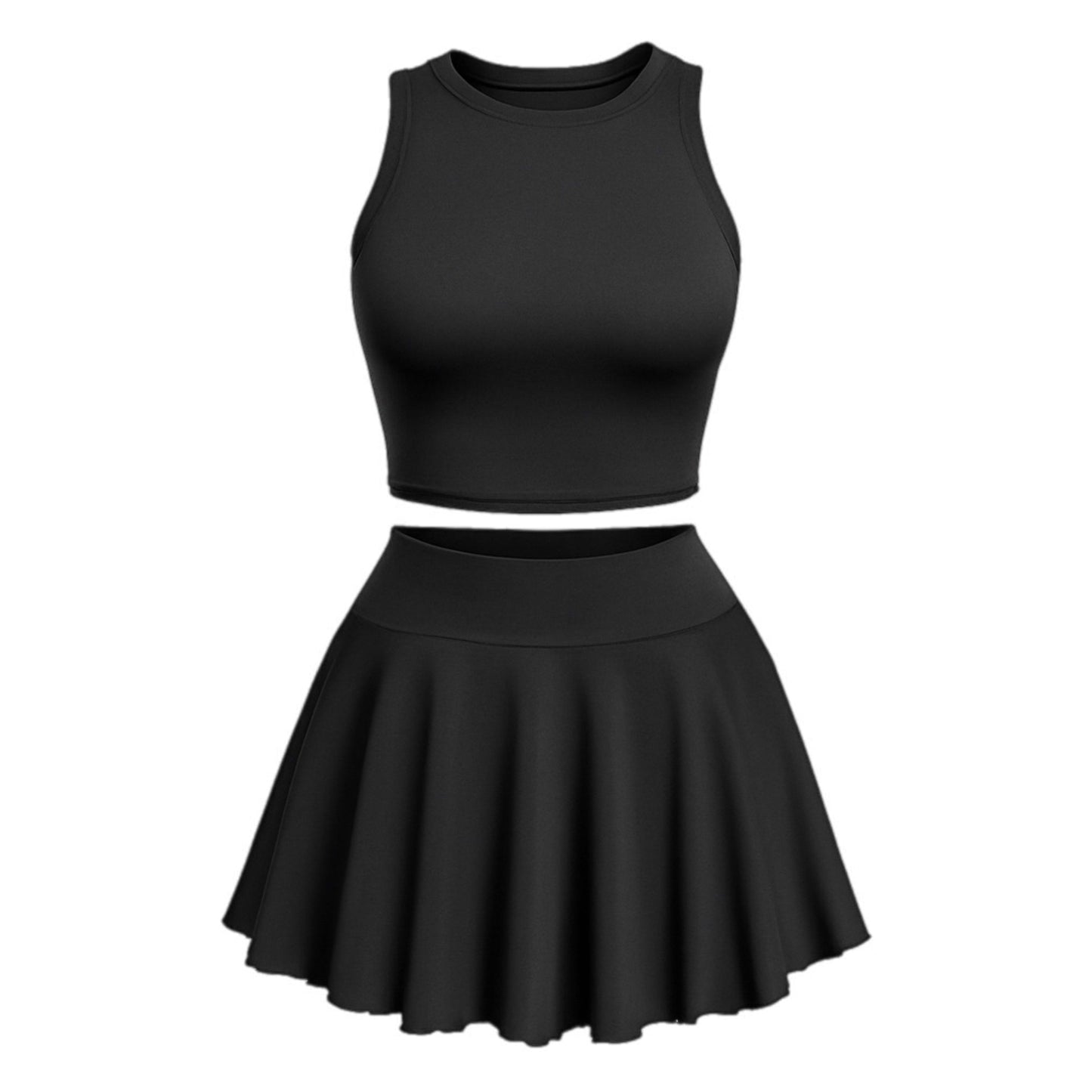 Ensemble Soline Sculptant – Jupe shorty avec Poche Téléphone