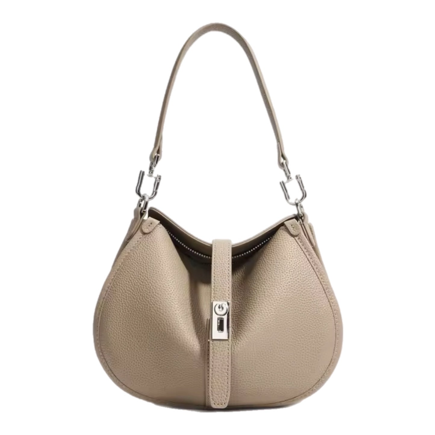 Mini Sac Croissant en Cuir – Édition Luxe