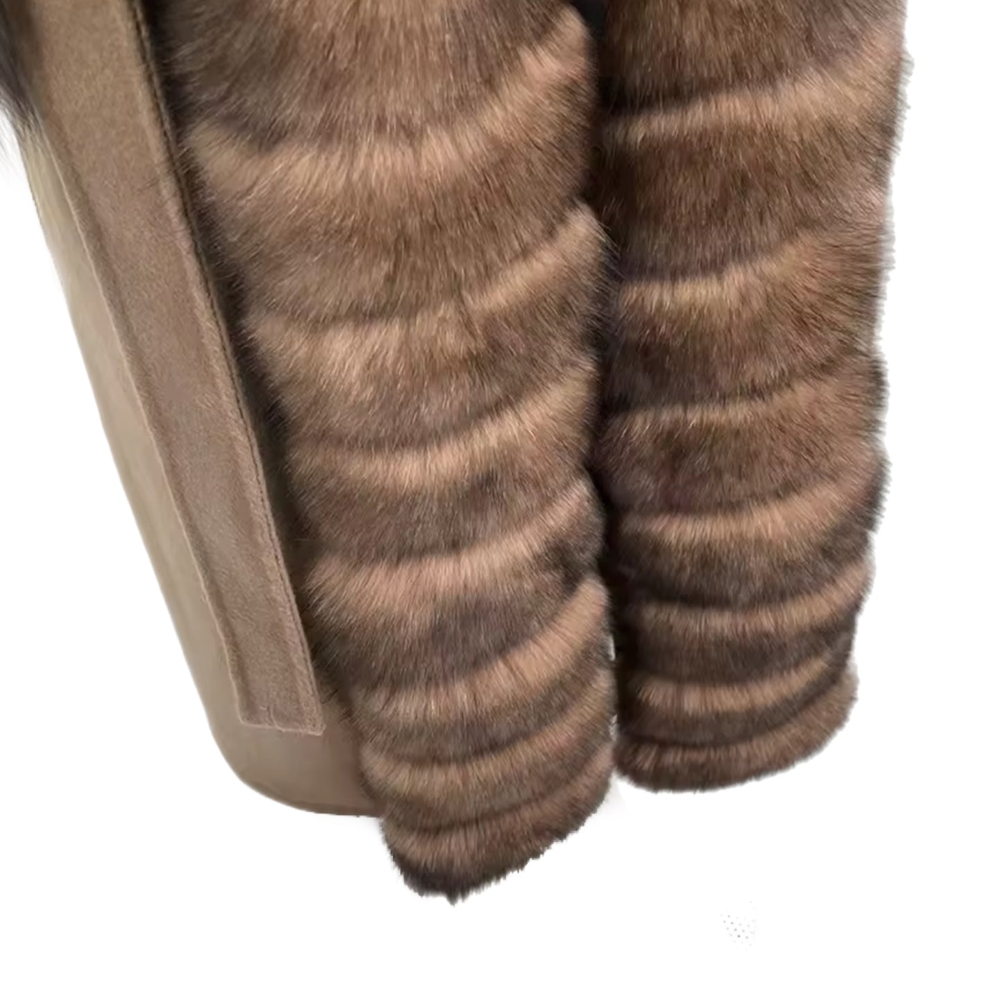 Manteau Long Prestige Cachemire & Fourrure de Renard