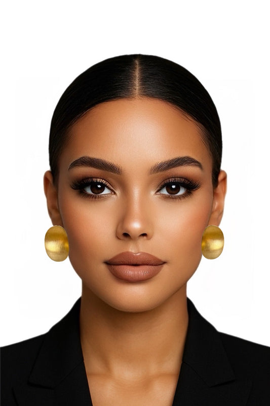 Boucles D’oreilles Brossées Aura
