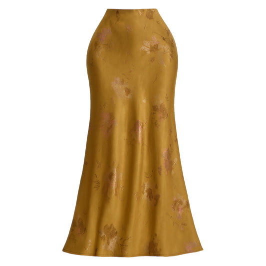 Jupe Satin fleuri
