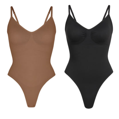 Body String Simple sculptant avec bretelles ajustables – Confort & Maintien