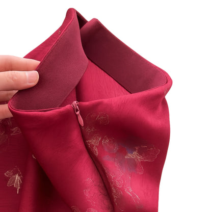Jupe Satin fleuri