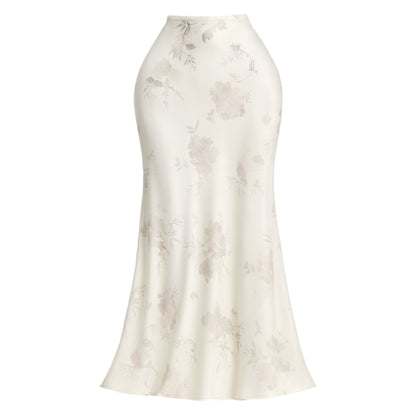 Jupe Satin fleuri