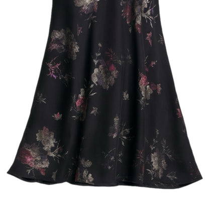 Jupe Satin fleuri