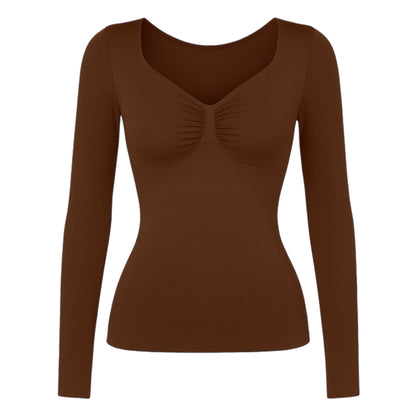 T-Shirt Manche Longue Sculptant-mémoire de forme
