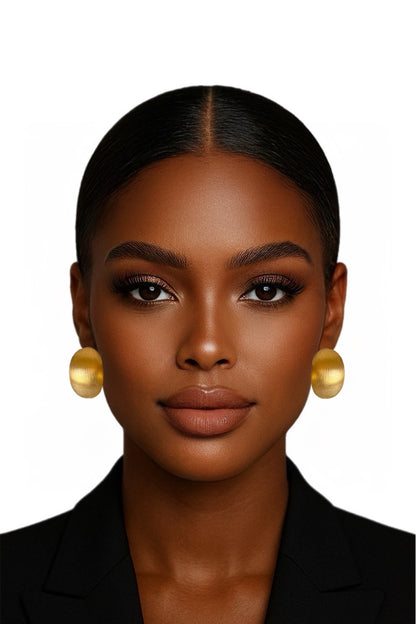 Boucles D’oreilles Brossées Aura