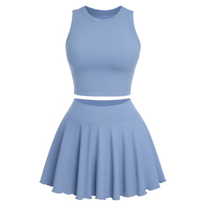 Ensemble Soline Sculptant – Jupe shorty avec Poche Téléphone