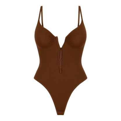 Body Zip String - Gainant à encolure cœur