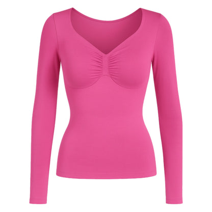 T-Shirt Manche Longue Sculptant-mémoire de forme
