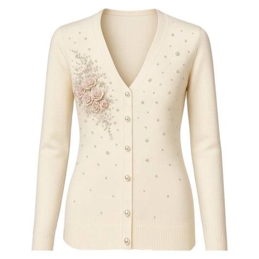 Cardigan Éclat Floral 3D